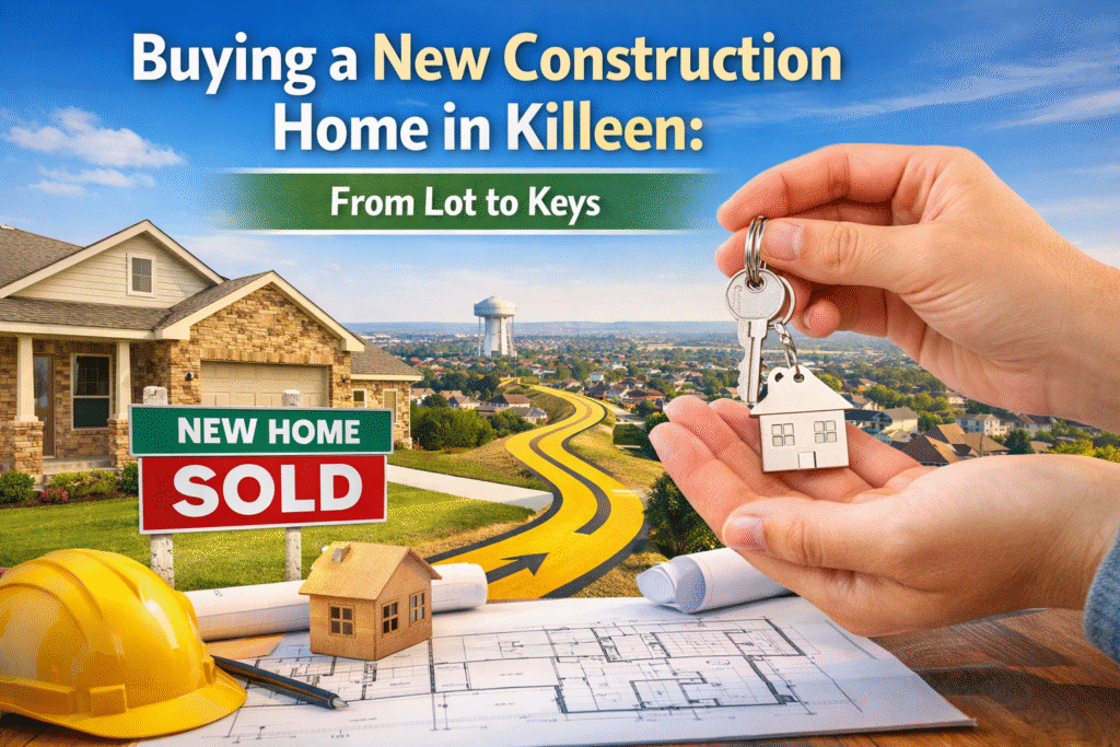 New Homes in Copperas Cove: Buying a New Construction Home in Killeen From Lot to Keys